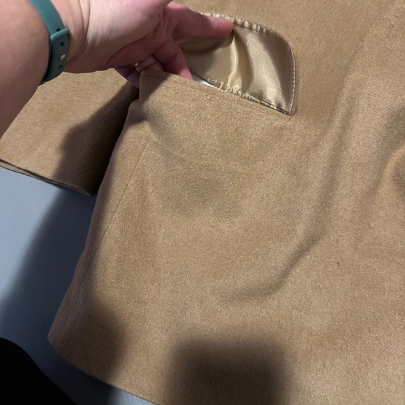 Robert Stock Men Tan Wool Blend Blazer Jacket Coat Size Medium - Picture 7 of 10